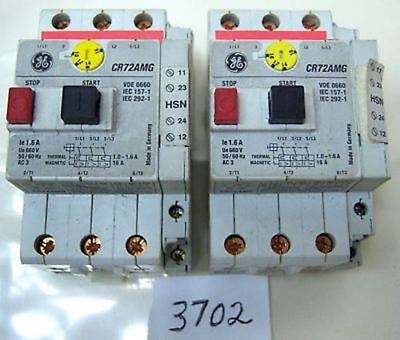 2 GE Manual Starter CR72AMG 1-1.6 A 660V