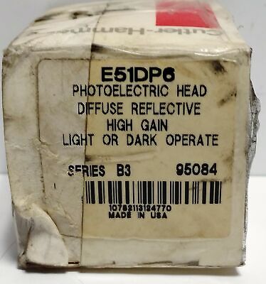 Cutler-Hammer E51DP6 Photoelectric Proximity Sensor