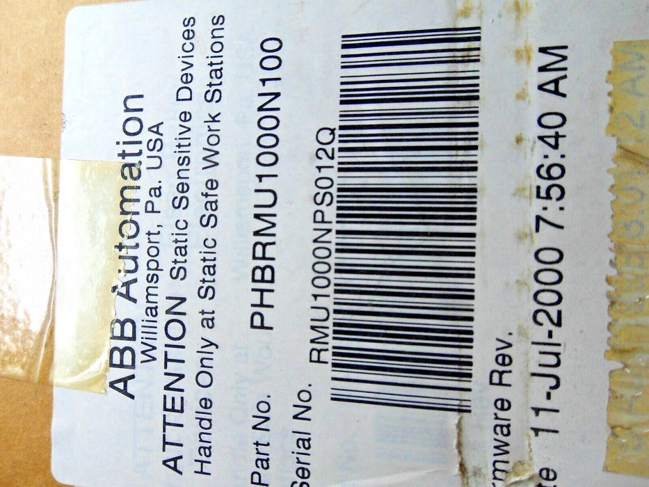 ABB PHBRMU1000N100 Repeater Module