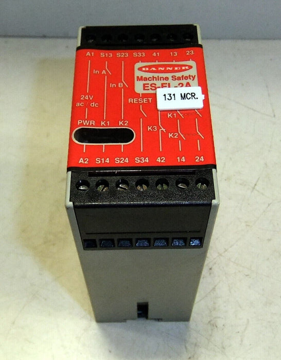 Banner Engineering Safety Relay ES-FL-2A