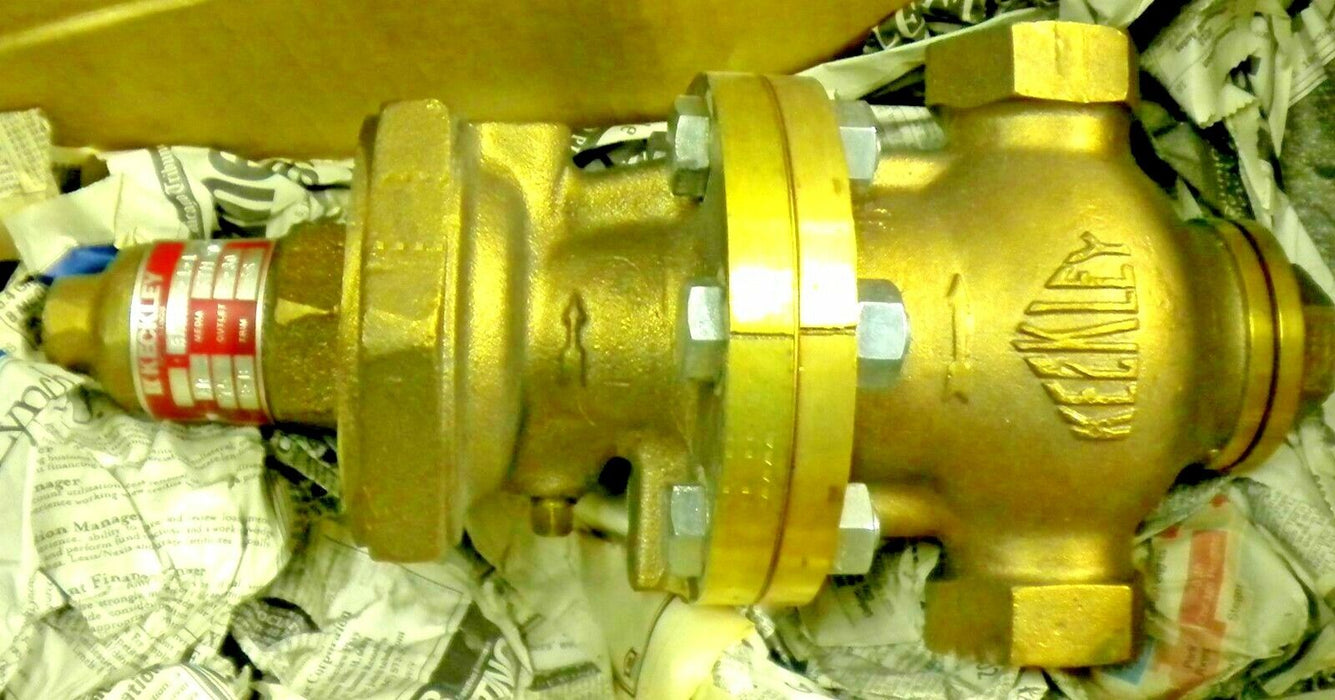 Keckley Valve 38395-1-1 1 1/4" Inlet 175 Outlet 8-30