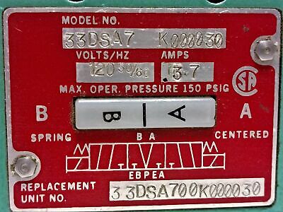 Numatics 33DSA700K000030 Solenoid Valve