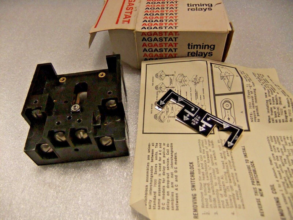 Agastat Switchblock for Timing Relay 700030