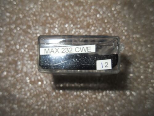 1 LOT OF 12 MAXIM MAX232CWE RS-232 DRIVERS/ RECEIVERS