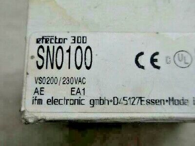 IFM Efector SN0100 / VS0200230VAC Relay