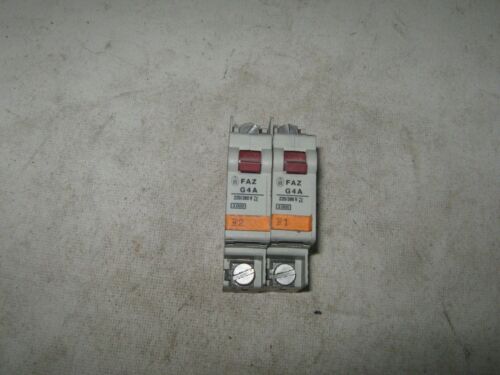 2 Moeller FAZ-G4A Circuit Breaker Protector