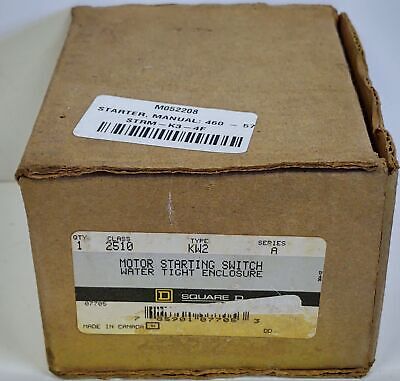 Square D 2510-KW2 10 HP Non-Reversing Manual Motor Starter
