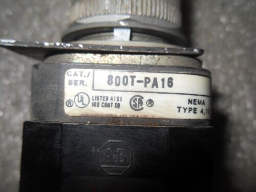 Allen-Bradley 800T-PA16W Illuminated Push Button