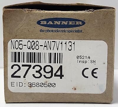 Banner Engineering NO5-Q08-AN7V1131 Photoelectric Proximity Sensor