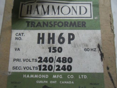 1 HAMMOND HH6P TRANSFORMER