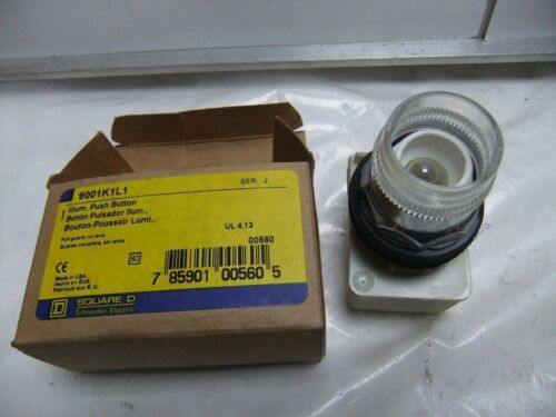 Square D Illum. Pushbutton 9001K1L1 Clear Cap