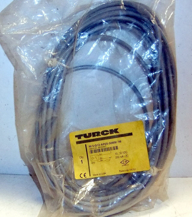 Turck Nl 5-G12-AP6X-50MM Inductive Sensor 7M