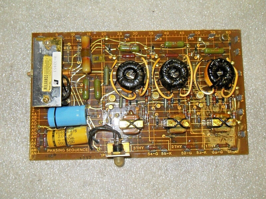 1 Reliance ELECTRIC 66042-55R PHASING SEQUENCE BOARD