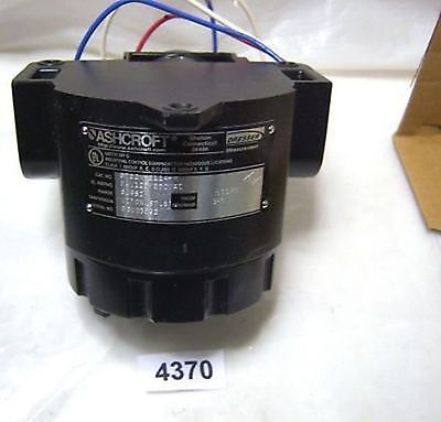 Ashcroft Pressure Switch B722V#2114Fm 60-500 Psi