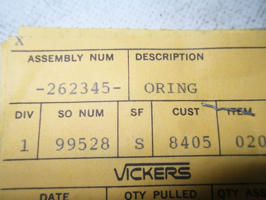 Lot Of 4 Vickers 262345 O Rings