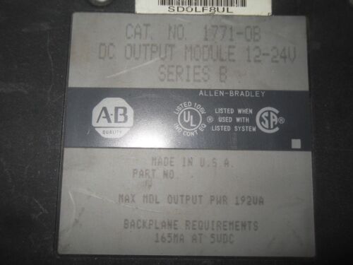 Allen-Bradley 1771-OB DC OUTPUT MODULE 12-24V