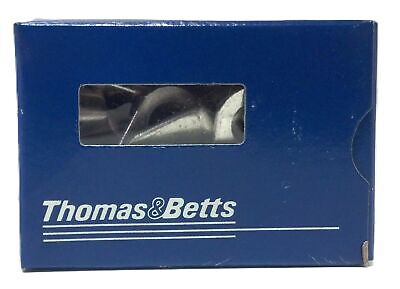 Thomas & Betts G2-38 Non-Insulated Tubular Ring Terminal Connector - Box of 10
