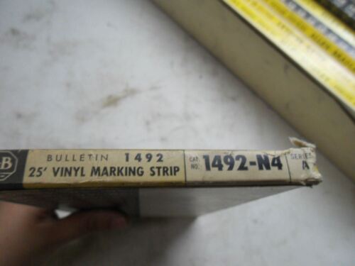 8 Allen-Bradley 1492-N4 Marking Strip For Terminal Block