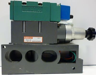 Numatics 554BA400MT00061 and 554RS100JP00000 Solenoid Valve Assembly w\ Manifold