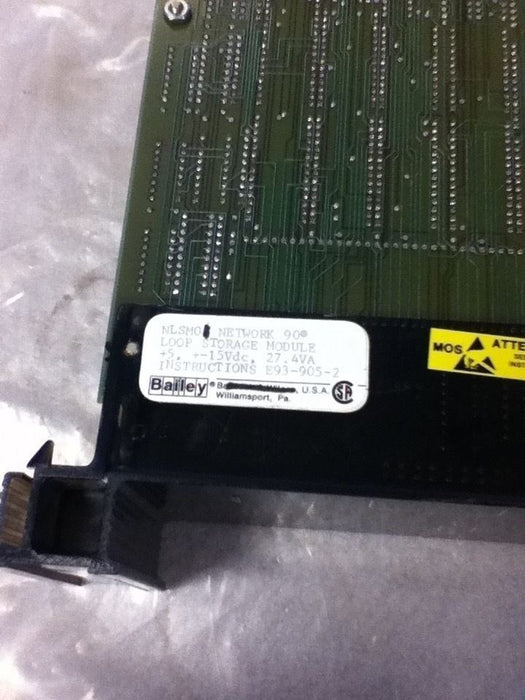 Bailey Controls NLSM-01 Loop Storage Module