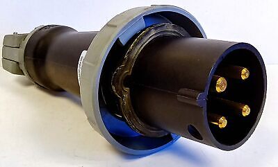Hubbell 460P5W 3-Pole 4-Wire 600 V 60 A 3-Phase 15 HP Male Plug