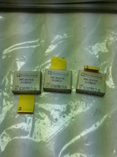 3 TELEMECANIQUE G30M38 HEATERS