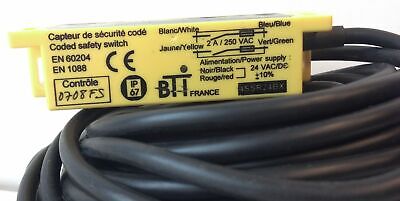 BTI 4SSR24BX 24 V AC/DC Coded Magnetic Safety Switch Receiver w/ 10 M Cable