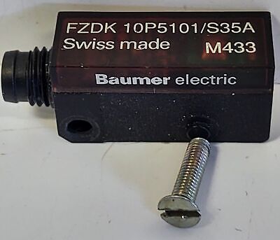 Baumer Electric FZDK 10P5101/S35A M433 Photoelectric Diffuse Sensor