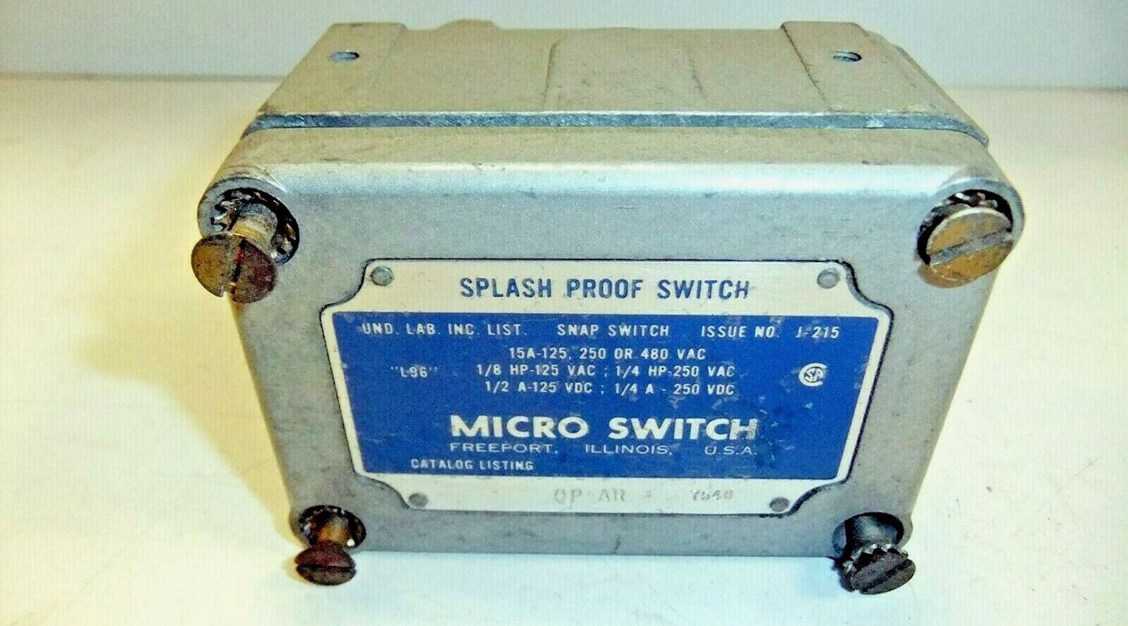 Microswitch OP-AR Limit Switch