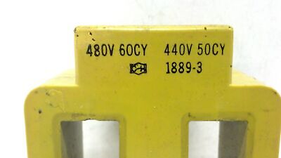 Cutler-Hammer 9-1889-3 440/480V Magnetic Coil for NEMA 2 & 3 Starter / Contactor