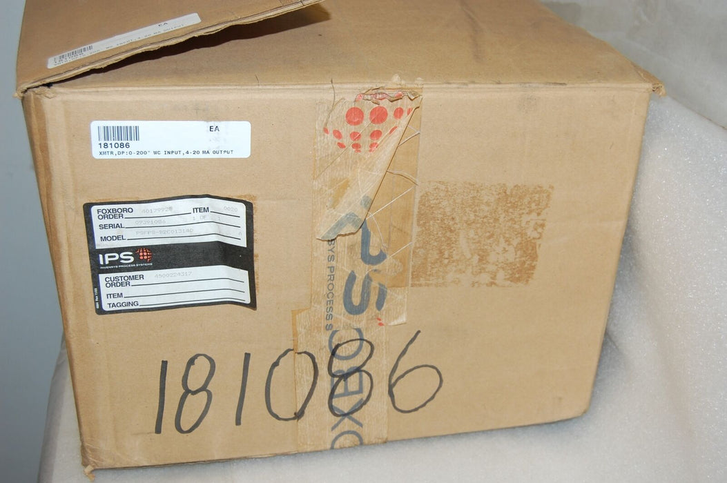 Foxboro PSFPS-B2C01314D IDP10-TS3B01F-M1L1T Pressure Transmitter
