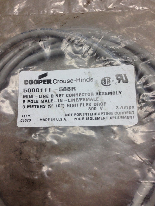 Crouse-Hinds 5000111-588R Connector Cable Assembly