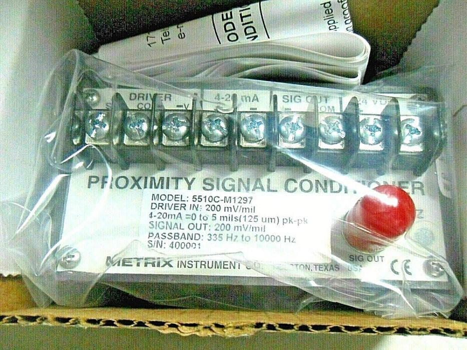 Metrix 5510C-M1297 Proximity Signal Conditioner