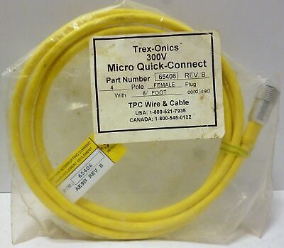 TPC 65406 Trex-Onics Micro Quick-Connect Cable