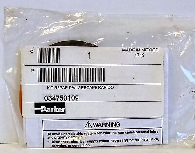 Parker 034750109 Pneumatic Seal Kit for 0R Series Quick Exhaust Valves