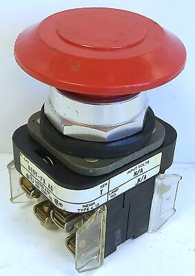 Allen-Bradley 800T-FXA5 Series T Red Mushroom Head Push/Pull Pushbutton