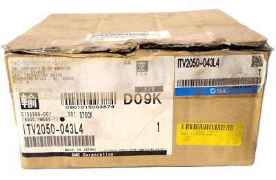 SMC ITV2050-043L4 24 V DC 0.7-130 psi Electronic Air Pressure Regulator