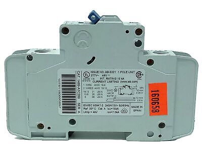 Allen-Bradley 1489-A1C200 277VAC/48VDC 20 A Current-Limiting Circuit Breaker