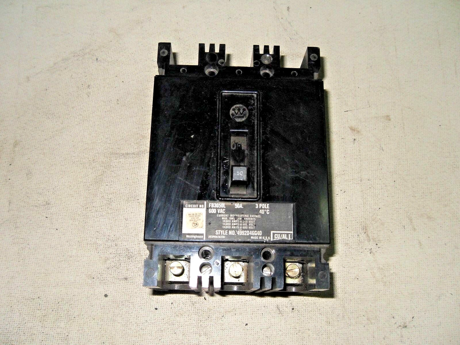Westinghouse F3B050L Circuit Breaker