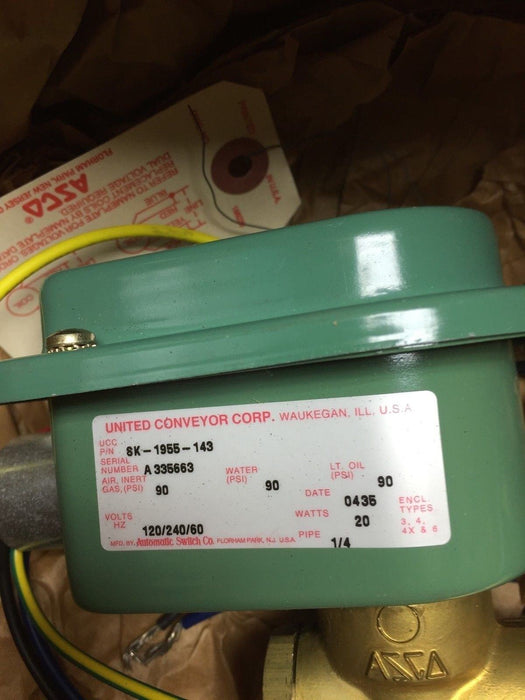ASCO SK-1955-143 Solenoid Valve