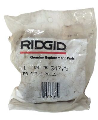 Ridgid 34775 F8 Pipe Cutter Rolls - Set of 2