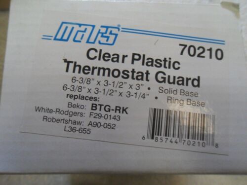 1 Nib Mars 70210 L36-655 Clear Plastic Thermostat Guard