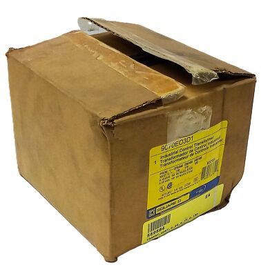 Square D 9070EO3D1 240/480 V AC to 120 V AC Step Down Transformer