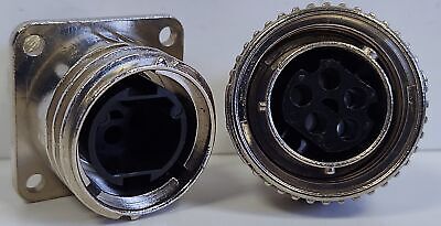 TE Connectivity 208718-1 and 208719-1 5 Position Circular Cable Connector Set