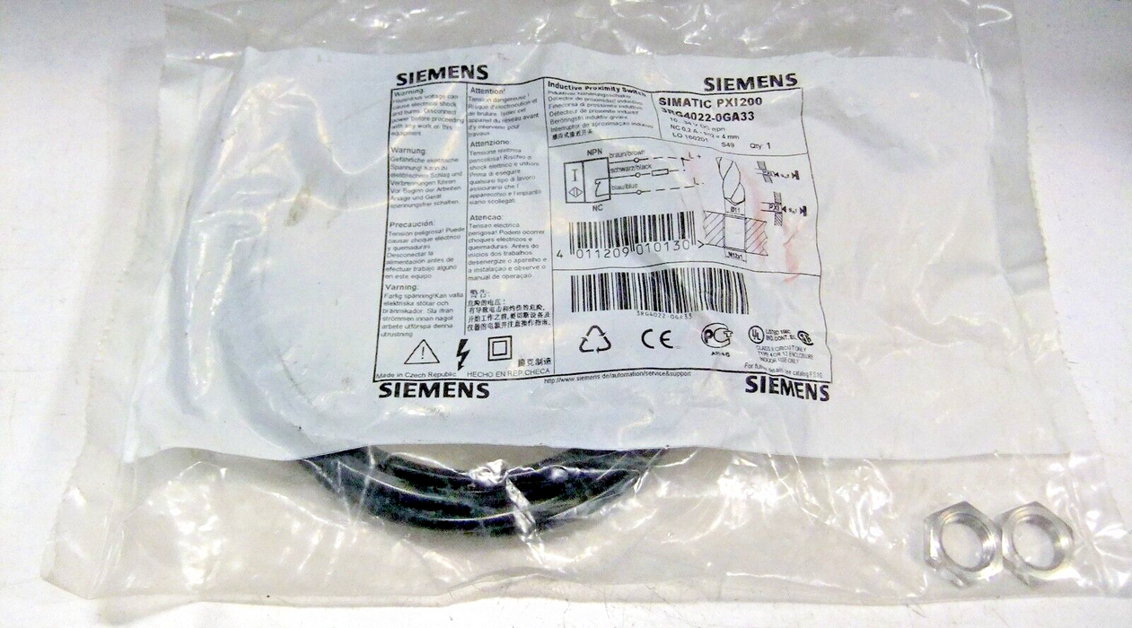 Siemens 3RG4022-OGA33 Inductive Proximity Switch