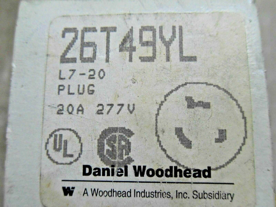 Daniel Woodhead 26T49YL Hi-Amp Turnex L7-20 Plug