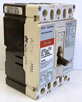 Eaton HFD-3100 600VAC/250VDC 100 A Industrial Circuit Breaker