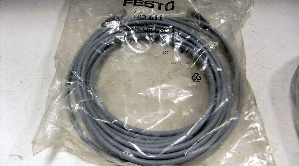 Festo KM8-M8-GSGD-5 Connector Cable 5M 3Pin