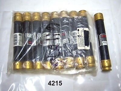 Lot of 9 Bussmann Fuses FRS-R-1 1/4 1.25A Time Delay