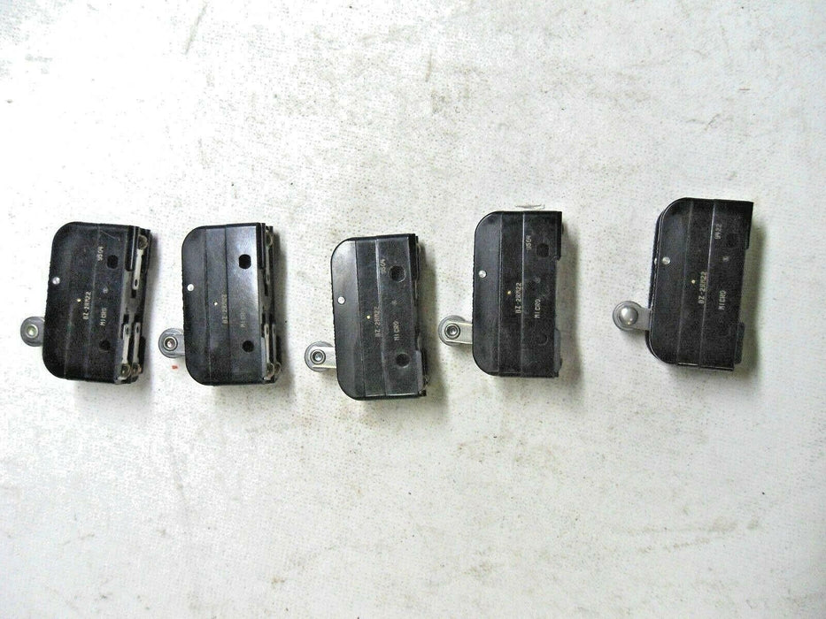 5 MICRO SWITCH BZ-2RM22 MICRO SWITCHES